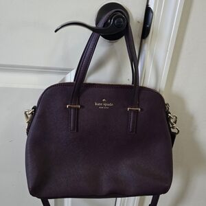 Kate Spade Dark Purple Satchel Crossbody